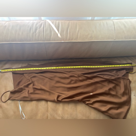 Lulu's Chic Brown Backless Dress - Picture 11 of 11